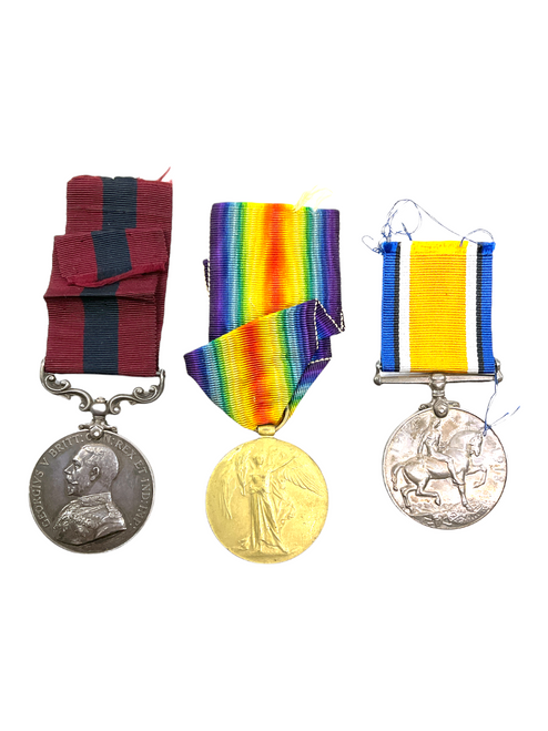 WW1 Canadian CEF DCM Medal Group 186250 H Stoddart 27th Battalion Trio