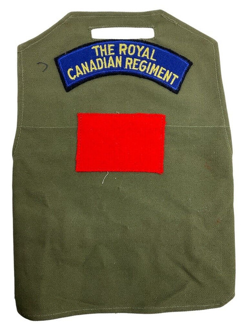 Canadian Forces Army OD Green Brassard RCR with 1st Division Patch Vintage 1965