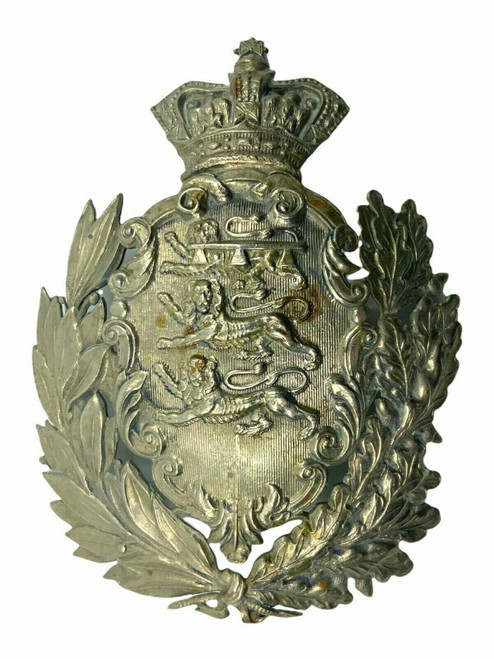 Victorian British Duke Of Lancasters Yeomanry Regiment Helmet Plate