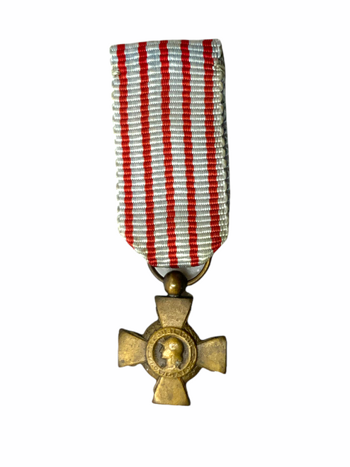 WW1 French Cross of the Combatants Miniature Medal