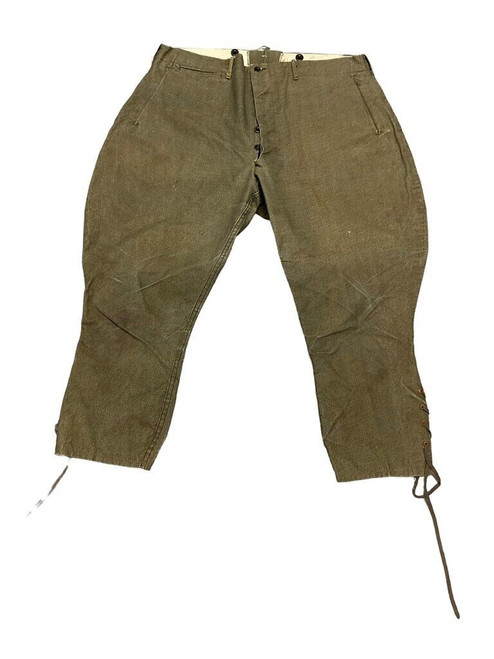 WW1 Canadian Army CEF Denim Riding Breeches Pants Trousers Size 36 Waist