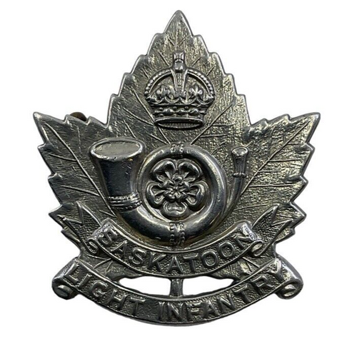 WW2 Canadian Saskatoon Light Infantry Cap Badge