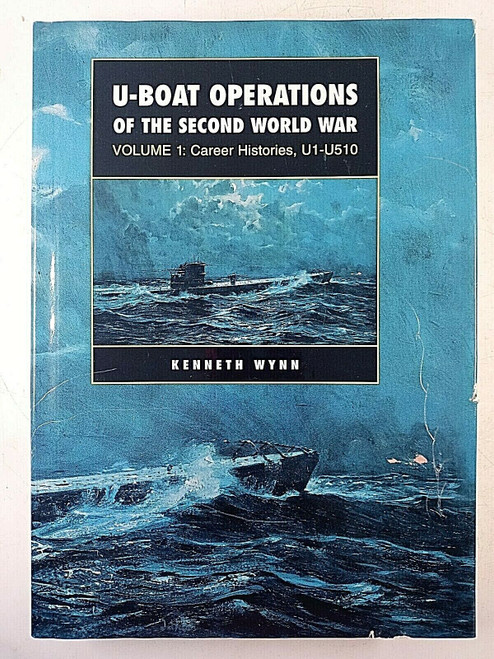 WW2 German Kriegsmarine U-Boat Operations Vol 1 U1 U510 HC Reference Book