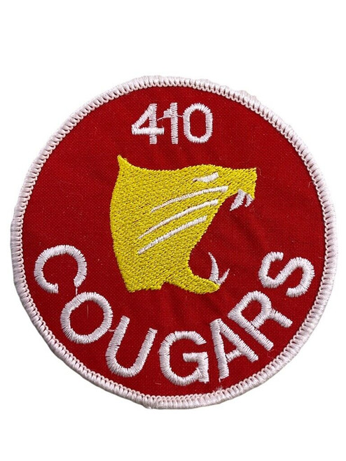 Canadian Forces RCAF 410 Squadron Cougars Colour Crest Patch Vintage