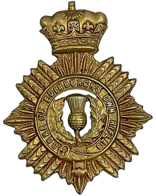 British Boer War Duke of Edinburgh's Own Rifles Cap Badge