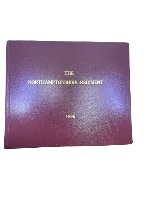 British Boer War Northamptonshire Regiment Hard Cover Photo Reference Book