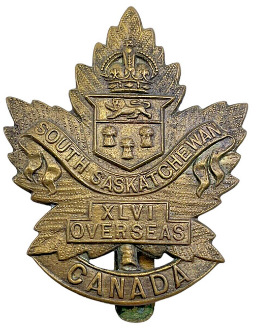 WW1 Canadian CEF 46th Battalion Cap Badge
