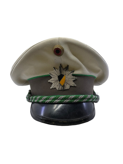 German Baden Wurttemberg Police White Topped Officers Peak Cap Hat Size 58