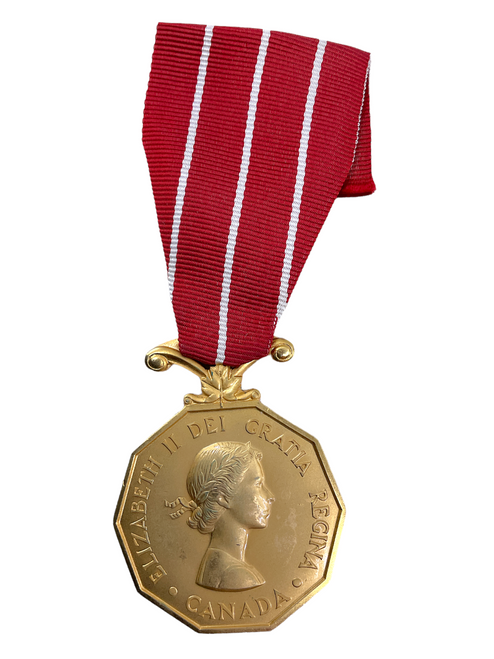 Canadian Forces Decoration Medal CD LAC Desrosiers RCAF