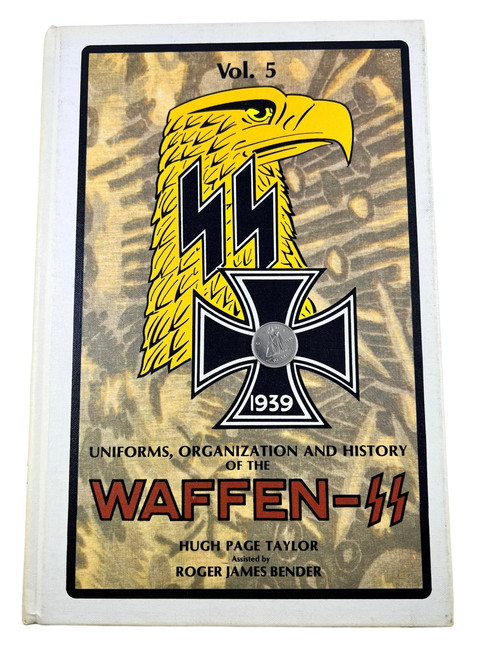 WW2 German Uniforms Organization and History of the Waffen SS Vol 5 Hardcover Reference Book