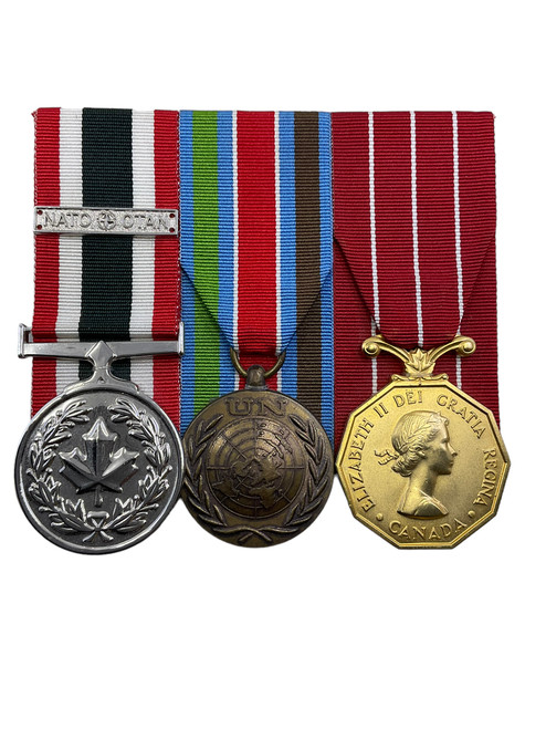Canadian Forces SSM UN CD Full Size Medal Group Capt JPA Gravel