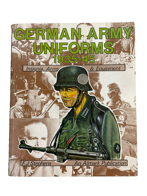 WW2 German Army Uniforms 1935 to 1945 Insignia Arms and Equipment Almark Softcover Reference Book.