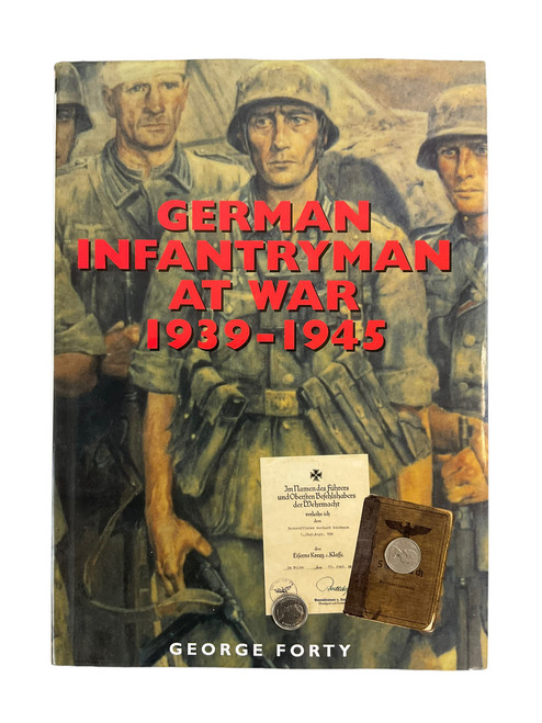 WW2 German Infantryman at War 1939 to 1945 Hardcover Reference Book.