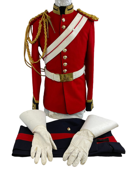 British Army Life Guards Troopers Uniform with Cross Belt Gauntlets and Trousers