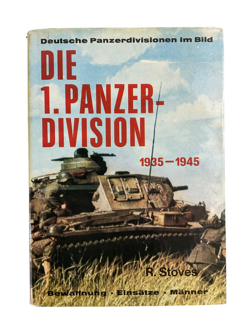WW2 German The 1 Panzer Division 1935 to 1945 Hardcover Reference Book