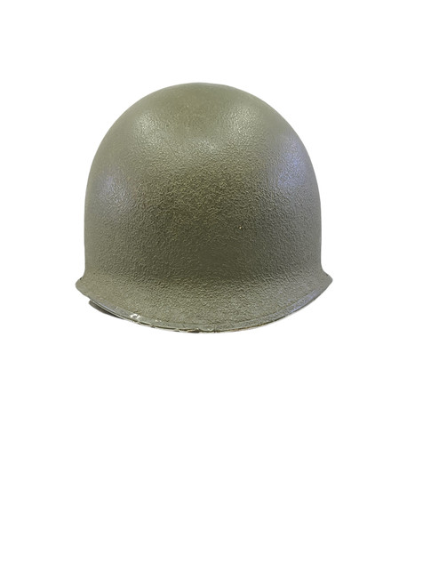 WW2 US M1 Front Seam Fixed Bale Steel Helmet