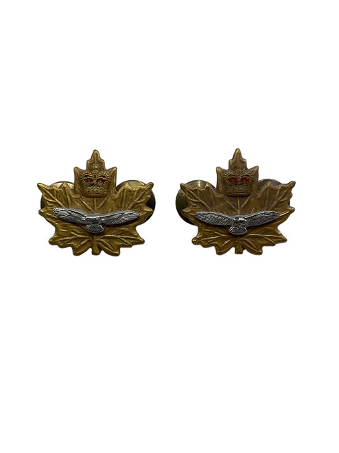 Canadian Forces CIC Air Cadets Civilian Instructor Collars Insignia Pair