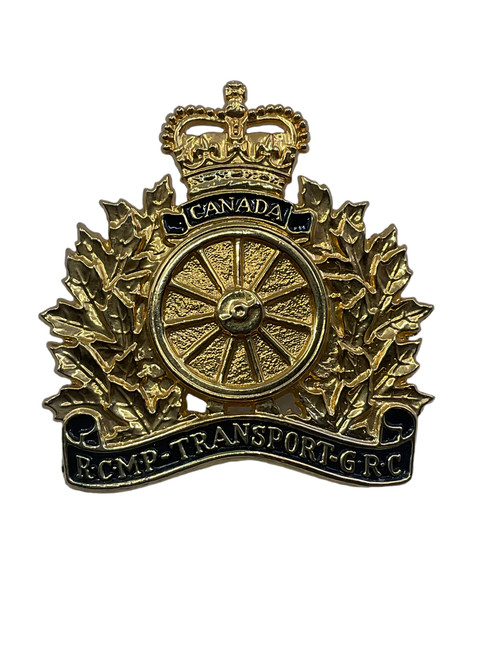 Royal Canadian Mounted Police Transport Cap Badge