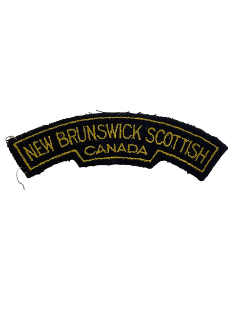 Canadian New Brunswick Scottish Shoulder Title Insignia Single