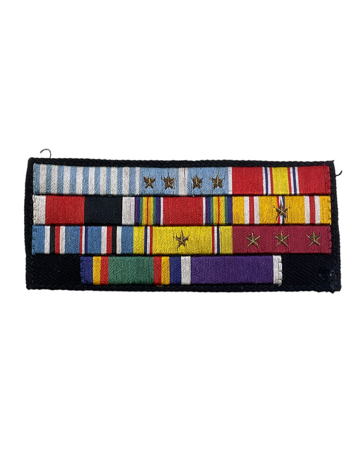 WW2 Korean War US Japanese Made Silk Medal Ribbon Bar