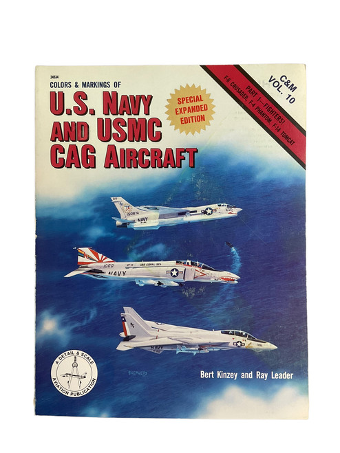 US Navy and USMC CAG Aircraft Detail and Scale C&M Vol 10 Part 1 Softcover Reference Book