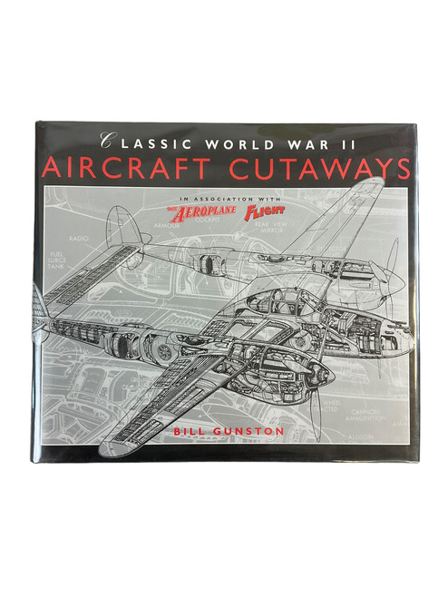 WW2 US British German Classic World War 2 Aircraft Cutaways Hardcover Reference Book