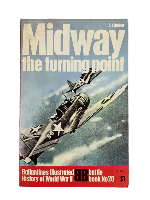 WW2 US USN Midway The Turning Point Ballantines No 20 Softcover Reference Book