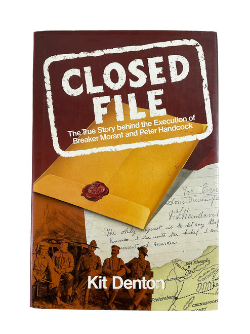 Australian Boer War Closed File Hardcover Reference Book