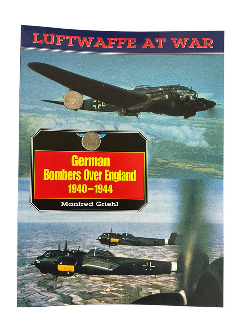 WW2 German Luftwaffe German Bombers Over England 1940 to 1944 Softcover Reference Book
