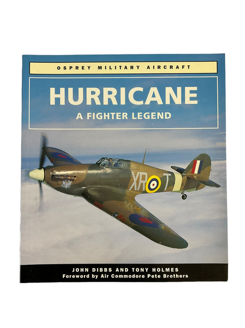 WW2 British RAF Hurricane A Fighter Legend Osprey Military Aircraft Softcover Reference Book