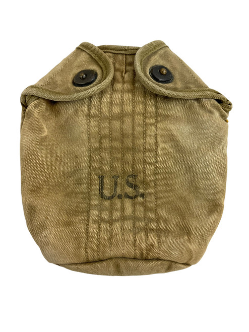 WW2 US Army OD3 Canteen Cover Carrier