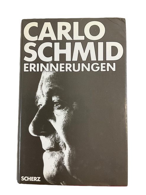 WW2 German Carlo Schmids Memoirs GERMAN TEXT Hardcover Reference Book