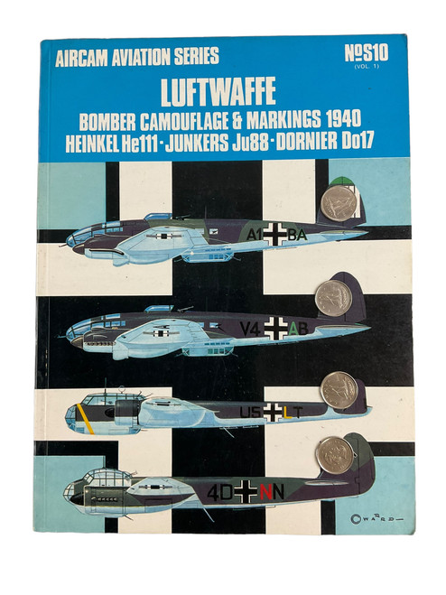 WW2 German Luftwaffe Bomber Camouflage and Markings 140 Aircam No S10 Softcover Reference Book