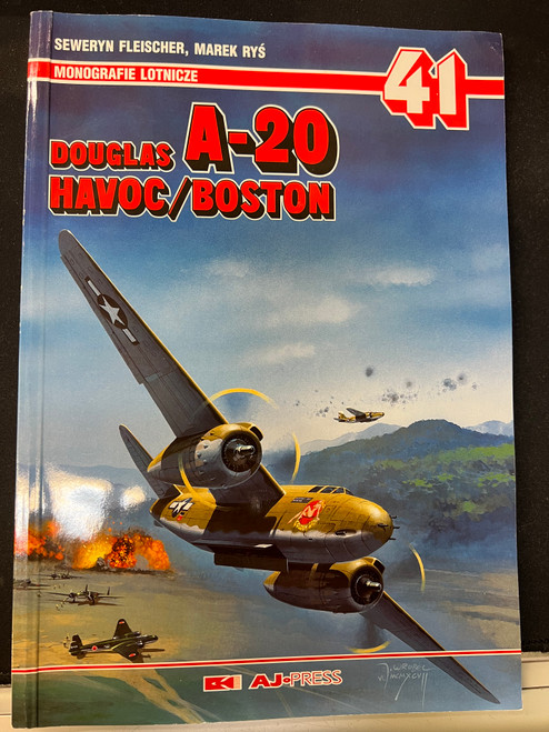 WW2 US USAAF Douglas A-20 Havoc Boston Lotnicze No 41 POLISH TEXT Softcover Reference Book