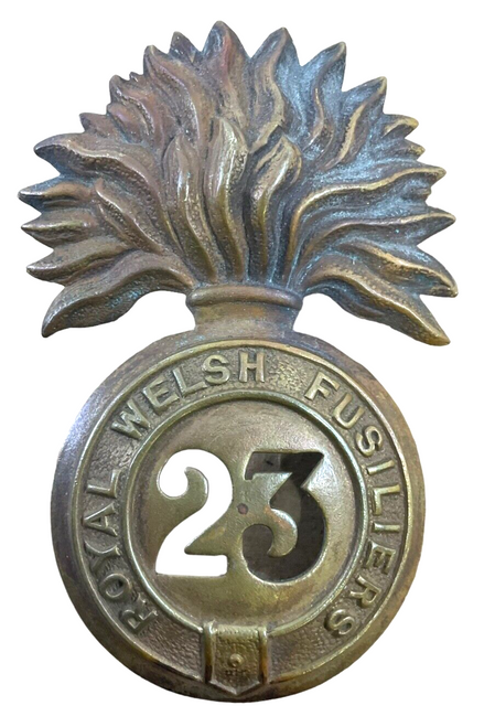 British 23rd Royal Welsh Fusiliers Cap Badge