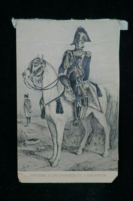 Napoleonic Era French D'Ordonnance Officer Postcard