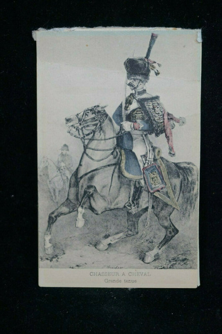 Napoleonic Era French Chasseur Officer Postcard