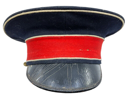 Canadian Militia Pre WW1 Naval Pattern CAMC Medical Corps Peak Cap Hat 1