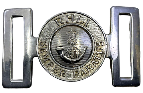 Canadian Royal Hamilton Light Infantry RHLI Two Piece Belt Buckle