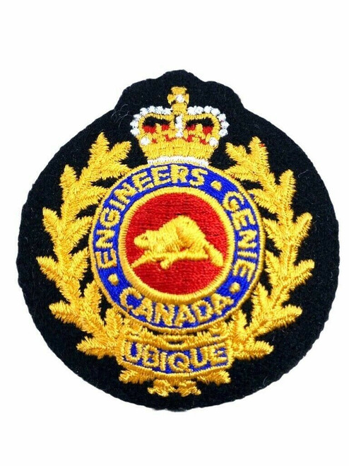 Canadian Forces Royal Canadian Engineers Cloth Cap Badge