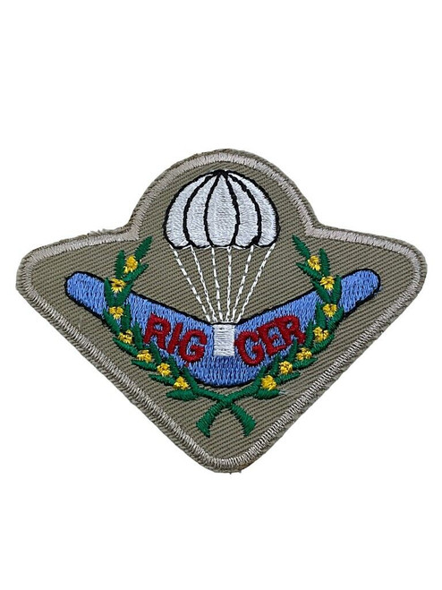 Australian Airborne Rigger Tan Qualification Wings Patch