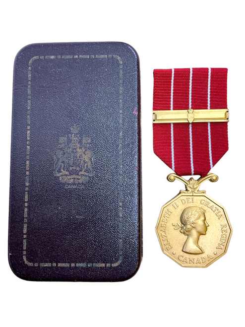 Canadian Forces Decoration Medal CD & Bar Cpl Cotter