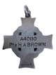 WW1 Canadian CEF 32nd Battalion Memorial Cross Medal Pte Brown