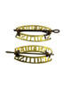 WW2 Canadian Scottish Brass Shoulder Titles Insignia Pair