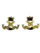 WW2 Canadian Scottish Brass Collars Insignia Pair