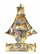 WW1 British Royal Naval Division HMS Nelson Cap Badge REPRODUCTION COPY