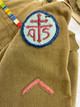 WW1 US AEF 115th Infantry Engineer Khaki Cotton Tunic & Pants With Medal Bar