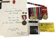 WW2 Canadian RCN Navy Memorial Cross Birks Bar with Brothers Medals ER Pilling