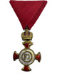 Austro Hungary Gold Merit Cross with Crown in Case