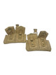 WW2 Canadian P37 Ammo Pouches C Broad Arrowed Pair Dated 1941